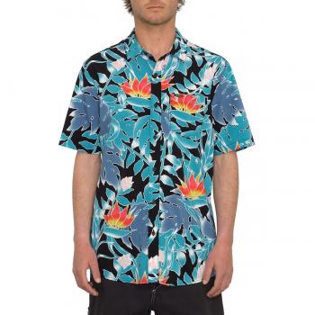 Camisa Volcom Floral Negra para Hombre