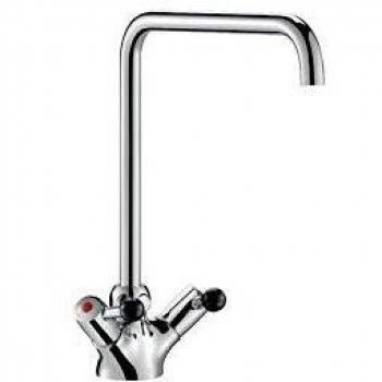 Mélangeur Delabie pour lavabo 3 trous