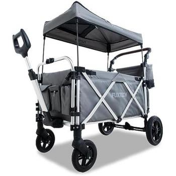 Fuxtec Carro Plegable FX‑CTL950 Gris – Ideal para Playa y Montaña