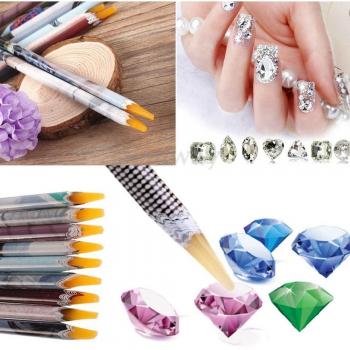 Set de stylos à cristaux pour nail art