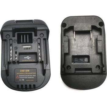 Adaptador DM8M 20V a 18V para baterías Bl1830 y Bl1850