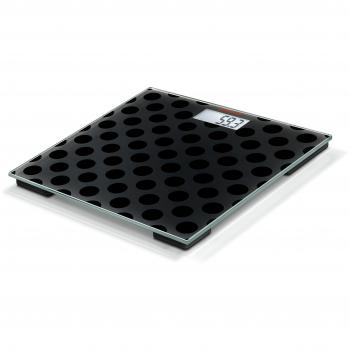 Maya Personenwaage – Schwarze Edition, energiesparende Anzeige