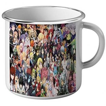 Mug Émaillé Anime Patchwork Métal