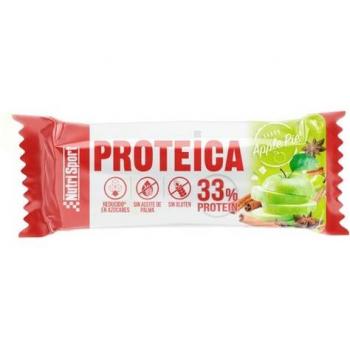 NutriSport 33% Protein Bar Box – Yogurt & Apple Pie (Unisex, 24 units)