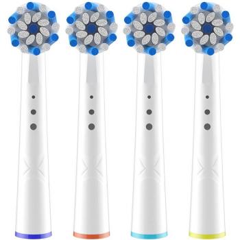 4PCS Sensitive Toothbrush Heads for Oral B Braun