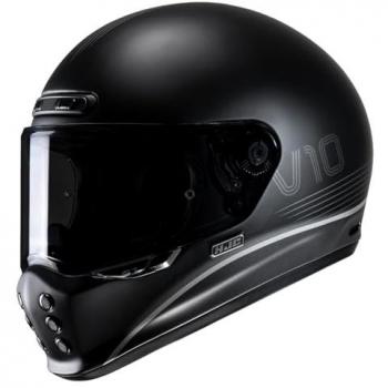HJC V10 Tami MC-5SF Casco Moto Integrale Nero Opaco Grigio Taglia XL