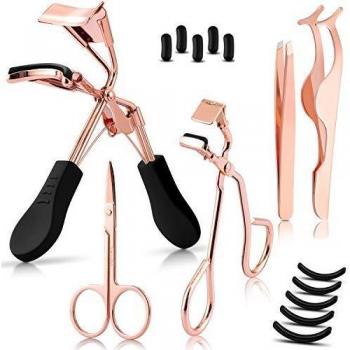 Ultimate Eyelash Curler Bundle – 5 Replaceable Silicone Curves