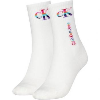 Calvin Klein CKJ Women Socks Pride – 2‑Paar Pack – Regenbogen‑Motiv