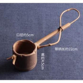 Wooden Lid Tea Filter with Fine Mesh