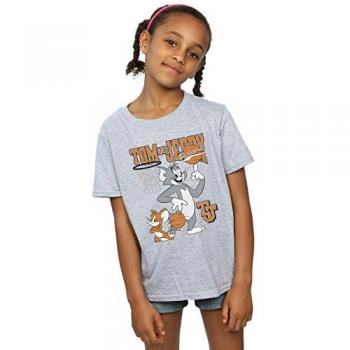 Top a maniche lunghe Cartoon Basketball Spin