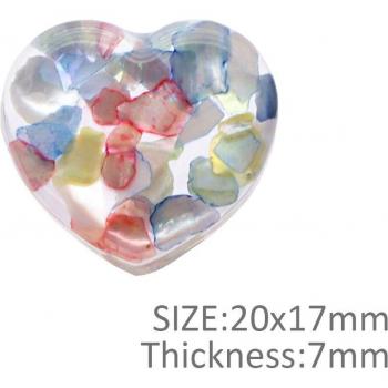 Scrapbooking Herz Harz Set