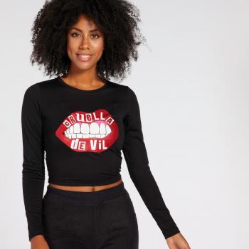 Nero Maglia Crudelia Donna XL Disney