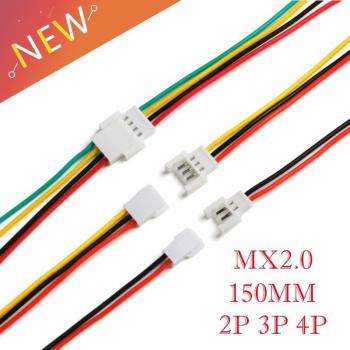 MX2.0 2.0MM Male Female Connector Plug Set with 150MM Wires