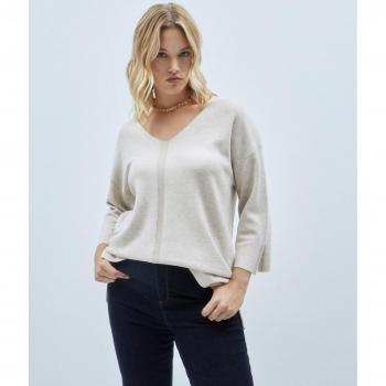 Suéter Couchel de punto con cuello en V para dama