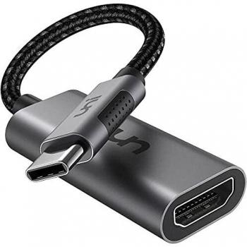High‑Speed USB‑C to HDMI Adapter – 4K@60Hz (Samsung S10, Surface Book 2)