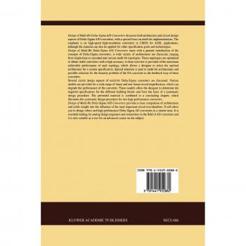 Design of Multi-Bit Delta-Sigma A/D Converters (The Springer International Series in Engineering and Computer Science, 686, Band 686)
