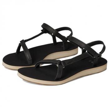 W's Original UniversSlimLeather Teva Damen Sandale – Schwarz (37)