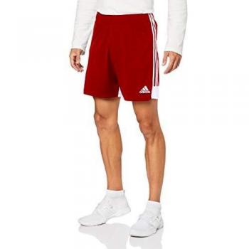 Red and White Adidas Tastigo 19 Power Shorts for Men, Small