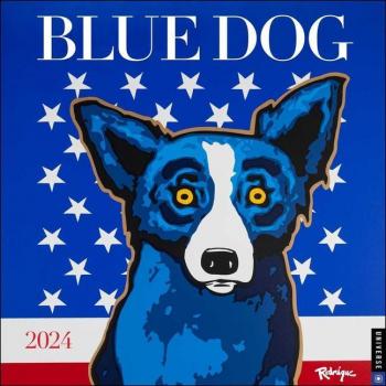 Blue Dog 2024 Wall Calendar by George Rodrigue