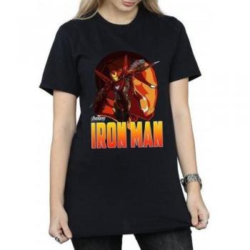 Top Iron Man Donna Avenger Infinito Guerra Nero L