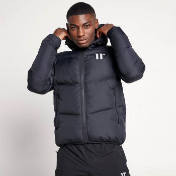 Chaqueta 11 Degrees Puffer Hombre Color Obsidiana
