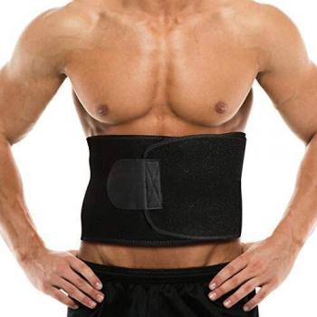 Ceinture Abdominale Soutien du Dos Noir Longueur 46 Pouces