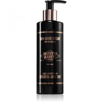 Institut Karité Paris Flüssige Peelingseife mit schwarzem Leder 250 ml
