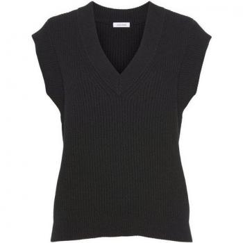 Modischer ärmelloser Pullover Lascana Schwarz