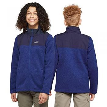Peter Storm Childrens Unisex Kids' Adventure Mid-weight Full-Zip Fleece Jacket, Blue, Size 3-4Y