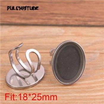 2pcs Stainless Steel Adjustable Rings
