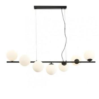 Inoa Bar LED Pendant – Opal, 7‑Pack, 400 lm