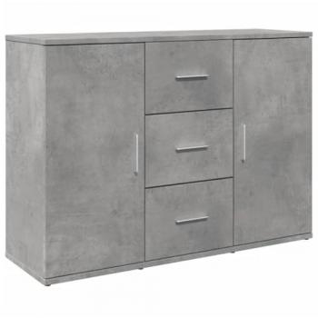 VidaXL Sideboard Concerte Grey 90.5x29.5x65 cm Engineered Wood