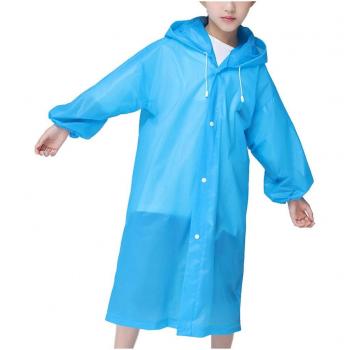 Kids' Outdoor Transparent Raincoat for Rainy Days