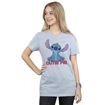 Katoen Lilo en Stitch Cutie Pie Shirt voor Vrouwen