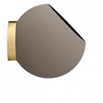AYTM Ø 17 cm Globe Flower Pot, Wall-Mounted, Grey-Brown Aluminium
