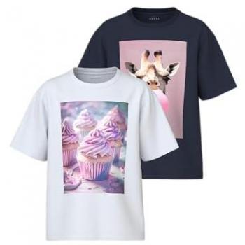 Name It T-Shirt Set 2-teilig für Mädchen