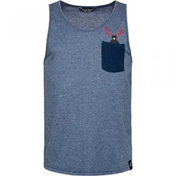 Chillaz Herren Tanktop „Maui Hirsch“ – Tiefes Blau