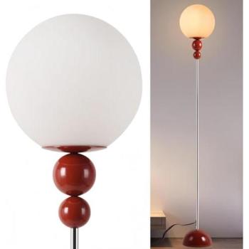 LAMPADAIRE MULTI‑BOULES ÉCLAT BLANC OPACITE DOUILLE E27