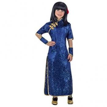 Disfraz de China para niña 3-4 años Azul