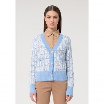 Cardigan classico con maniche lunghe