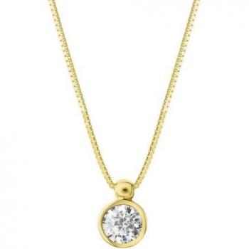 Glänzende VIVANCE Kette aus Gelbgold