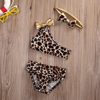 Summer Baby Girls Leopard Swimsuit