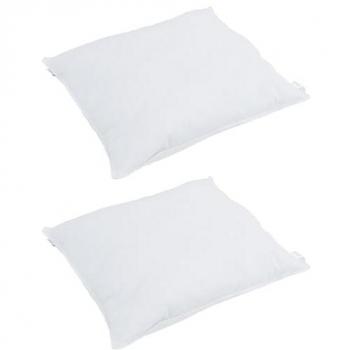 VidaXL Set di Piumone con Cuscino Bianco 3 Pezzi