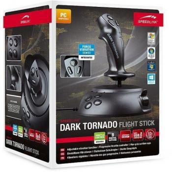 Joystick USB Speedlink Dark Tornado con Efecto de Fuerza