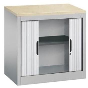 CP Omnispace Rollladenschrank – 80,0 × 42,0 × 72,0 cm, 1 Fach, verkehrsweiß