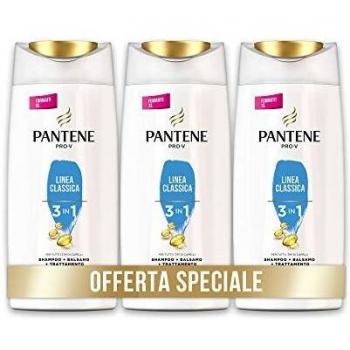 Pantene Pro‑V Shampoo & Balsamo per Capelli Vitali 3×675 ml