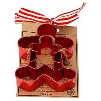 Festive Gingerbread Couple – Red Cookie Cutters + Instructions