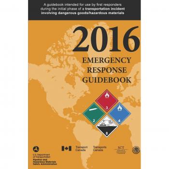 Emergency Response Guidebook 2016