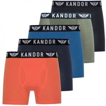 Sunny Peach Bambers Boxer Bundle – 5 Pieces, Small