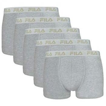Paquet 5 Caleçons Fila Homme Gris